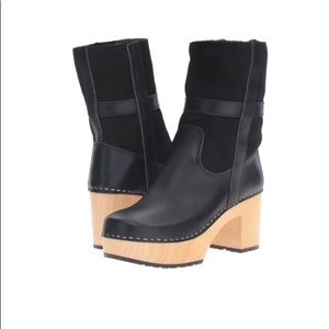 Swedish Hasbeens Hippie Low Boots NIB